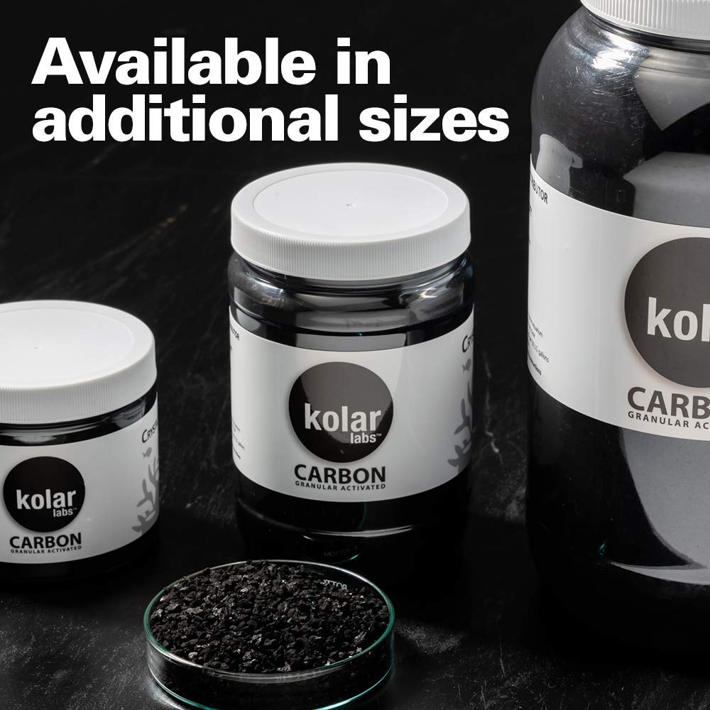 Kolar Labs Crystal Cal Activated Carbon - 1 Gallon, Activated Charcoal for Aquariums and Fish Tanks